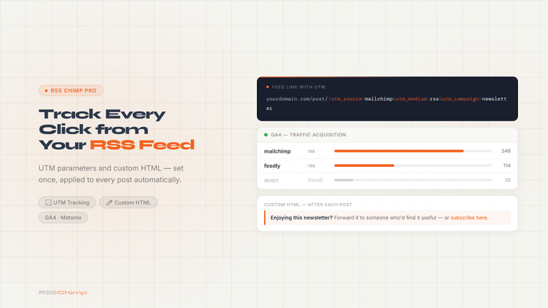 How to Track RSS Feed Traffic with UTM Parameters in WordPress